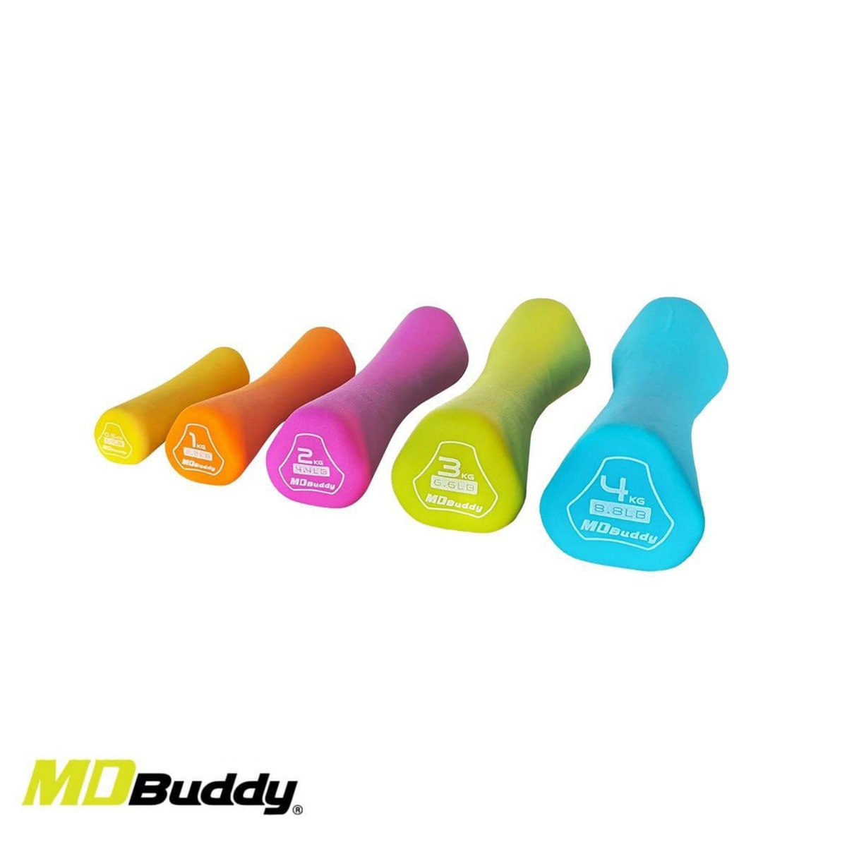 دمبل لتمرين العضلات للرجال والنساء MD Buddy Bone Hex Triangle