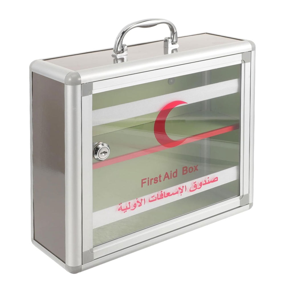 صندوق الاسعافات الأولية بقفل أمان FIRST AID BOX